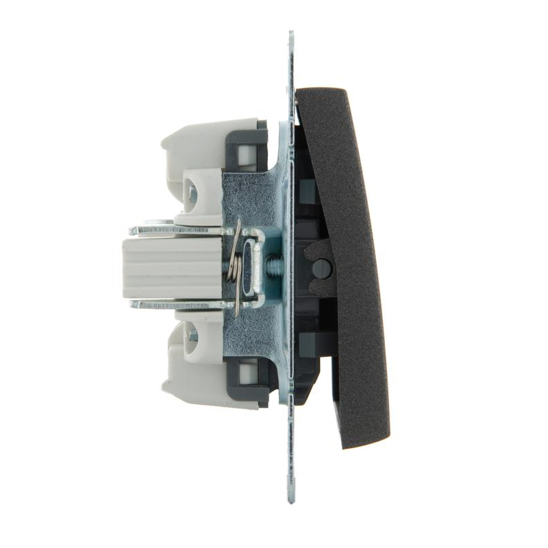 Механизм выключателя Рейн матов. черн. графит LEZARD 703-4188-100