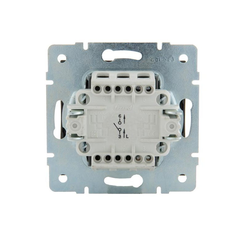 Механизм выключателя Рейн матов. черн. графит LEZARD 703-4188-100