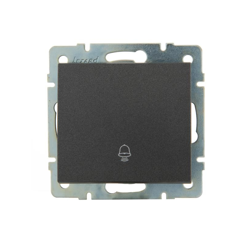 Механизм кнопки звонка Рейн матов. черн. графит LEZARD 703-4188-103