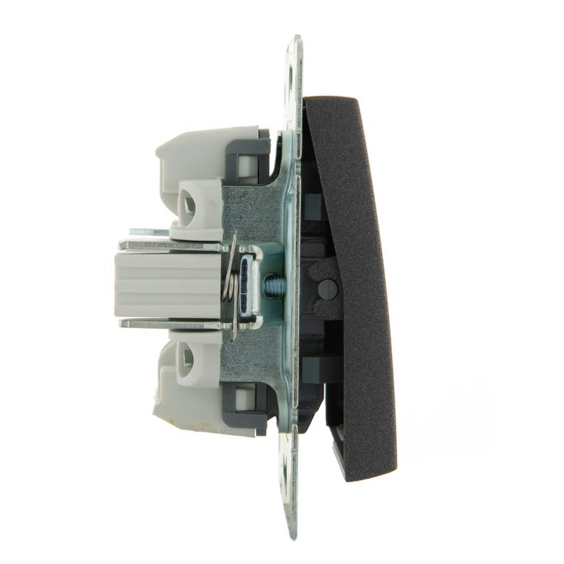 Механизм кнопки звонка Рейн матов. черн. графит LEZARD 703-4188-103