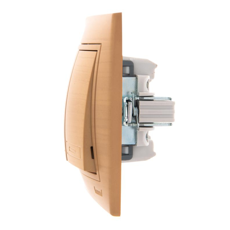 Выключатель 2-кл. Мира ясень LEZARD 701-4747-101