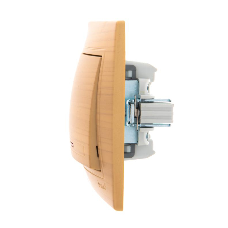 Выключатель 1-кл. Мира с подсветкой ясень LEZARD 701-4747-111