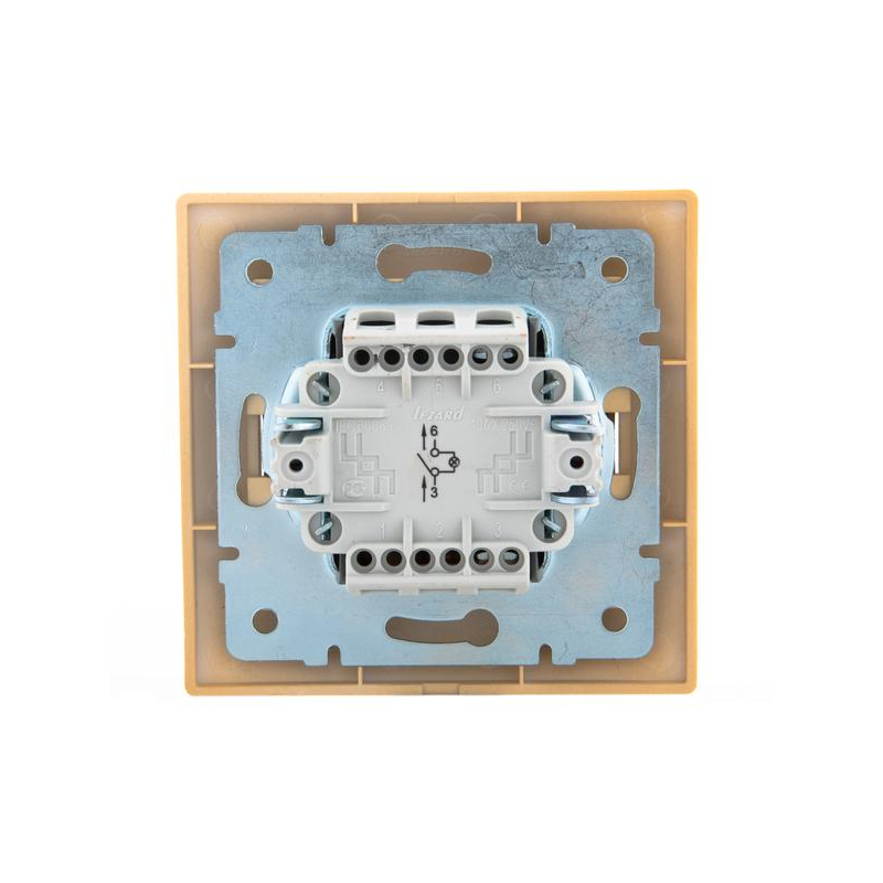 Выключатель 1-кл. Мира с подсветкой ясень LEZARD 701-4747-111