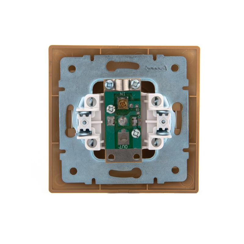 Розетка TV Мира оконечная ясень LEZARD 701-4747-130