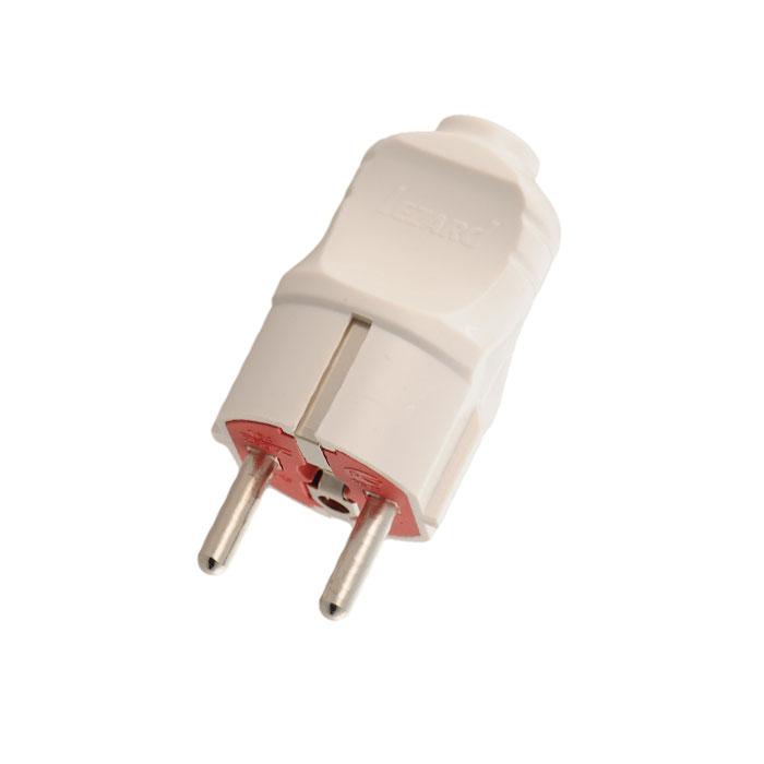 Вилка электрич. с заземл. UPS бел. LEZARD 715-0501-605