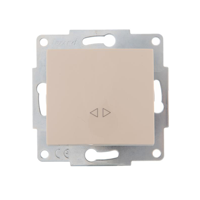 Механизм выключателя промежуточного 1-кл. 2п СП Karina 10А IP20 крем. LEZARD 707-0388-107