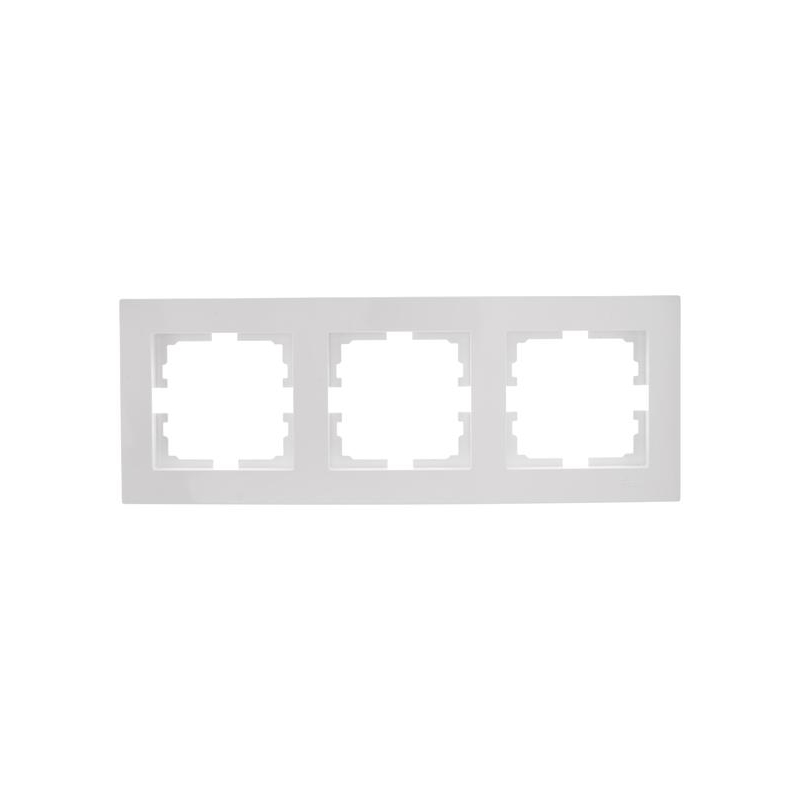 Рамка 3-местн. горизонт. VESNA бел. LEZARD 742-0200-148