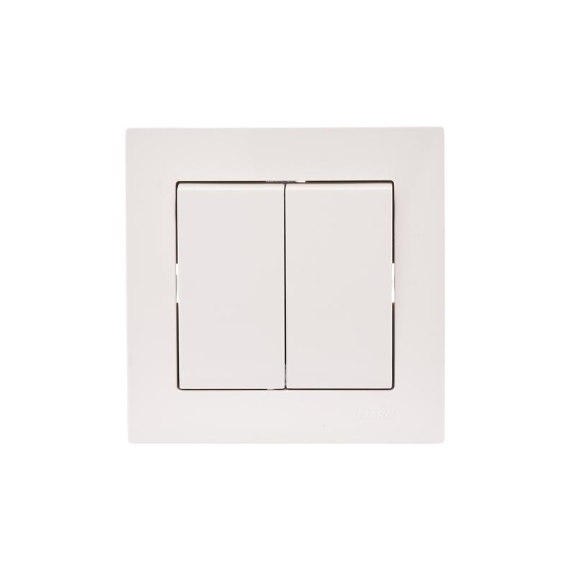 Выключатель 2-кл. СП Vesna механизм крем. LEZARD 742-0388-101