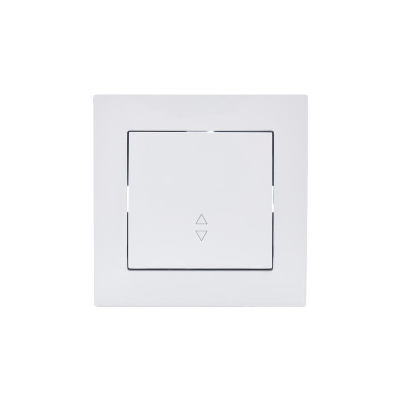 Переключатель проходной 1-кл. СП Vesna механизм бел. LEZARD 742-0288-105