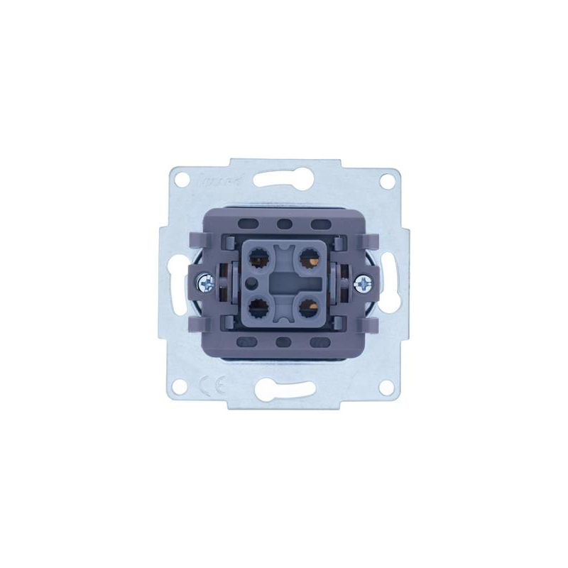 Переключатель проходной 1-кл. СП Vesna механизм крем. LEZARD 742-0388-105