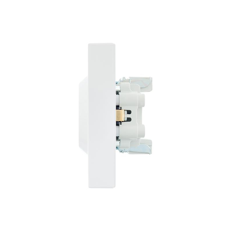 Розетка 2-м СП VESNA с заземл. ПБТ бел. LEZARD 742-0200-127B