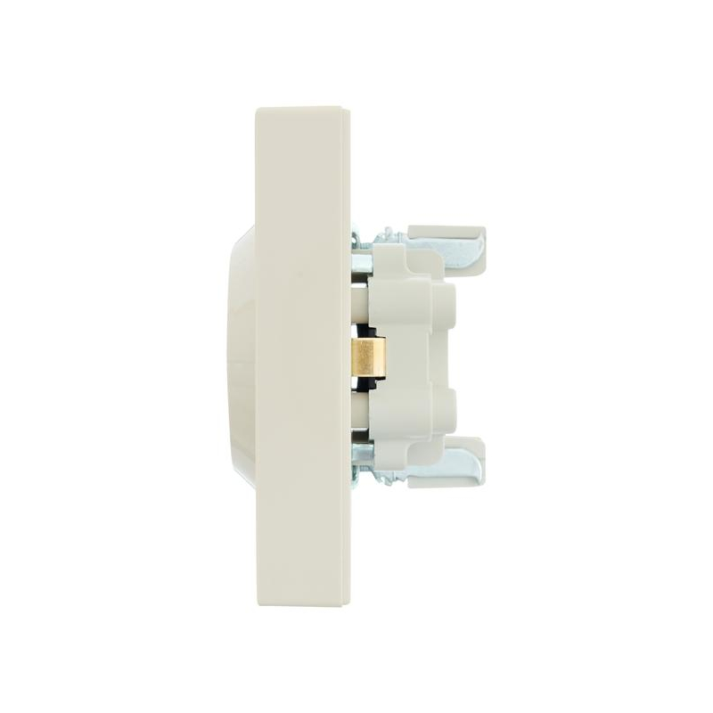 Розетка 2-м СП VESNA с заземл. ПБТ кремов. LEZARD 742-0300-127B