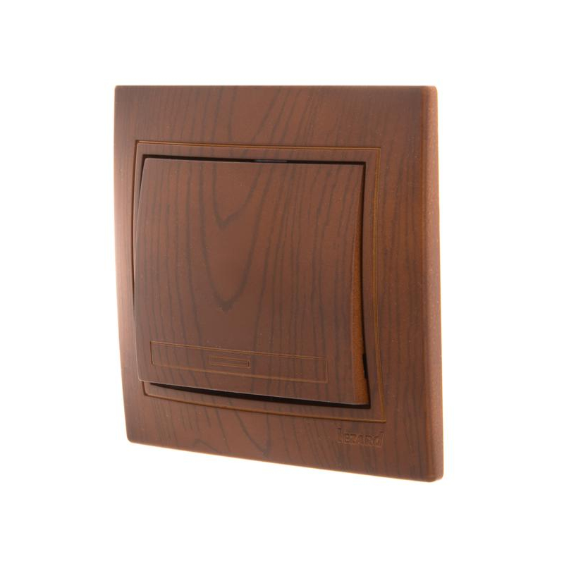 Выключатель 1-кл. СП Мира 10А сосна LEZARD 701-0801-100