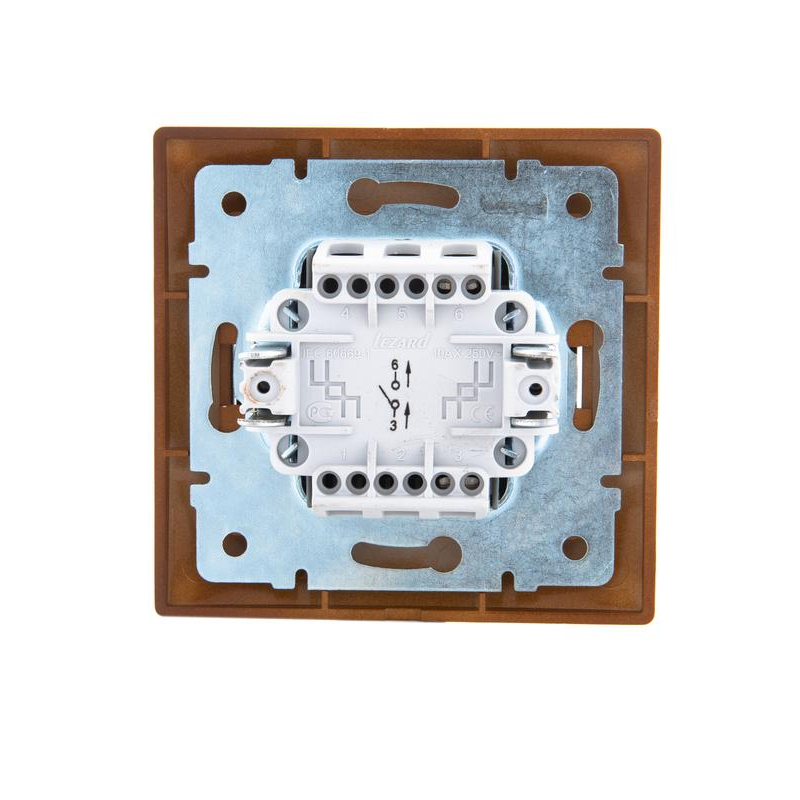 Выключатель 1-кл. СП Мира 10А сосна LEZARD 701-0801-100