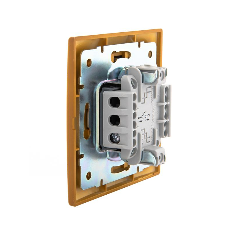 Выключатель 1-кл. СП Мира 10А IP20 ольха LEZARD 701-0701-100