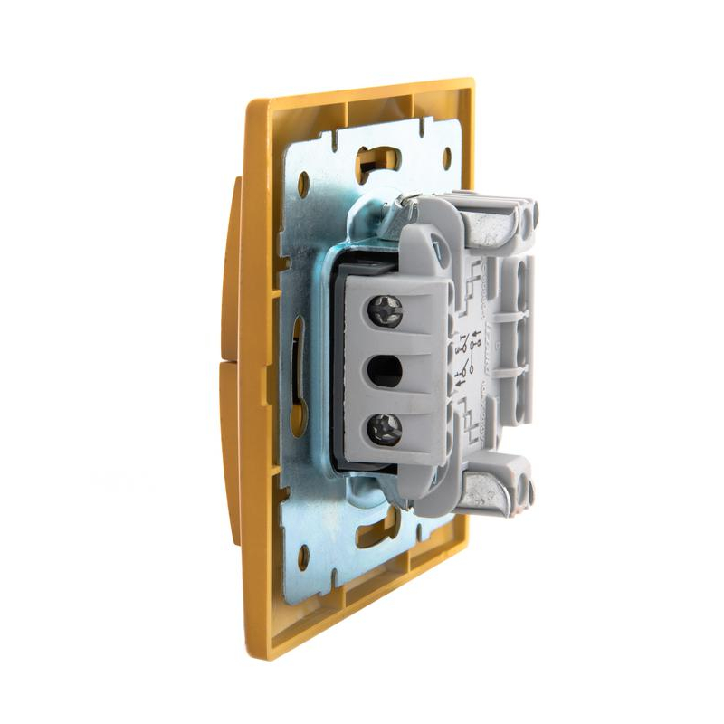 Выключатель 2-кл. СП Мира 10А IP20 ольха LEZARD 701-0701-101