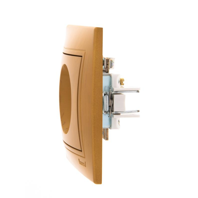 Розетка TV СП Мира оконечная ольха LEZARD 701-0701-130