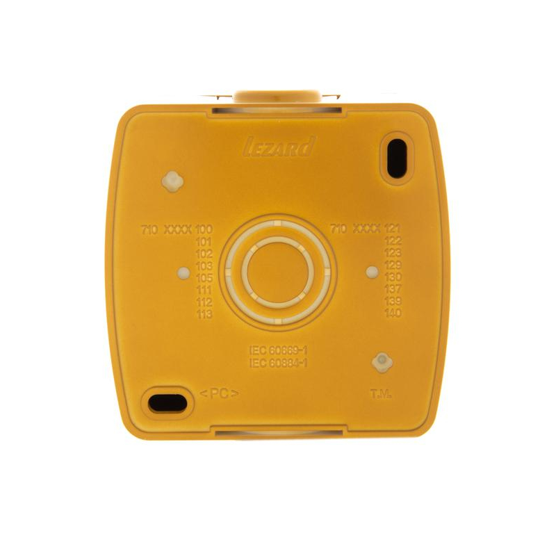 Выключатель 1-кл. ОП Ната 10А IP20 с подсветкой ольха LEZARD 710-0700-111