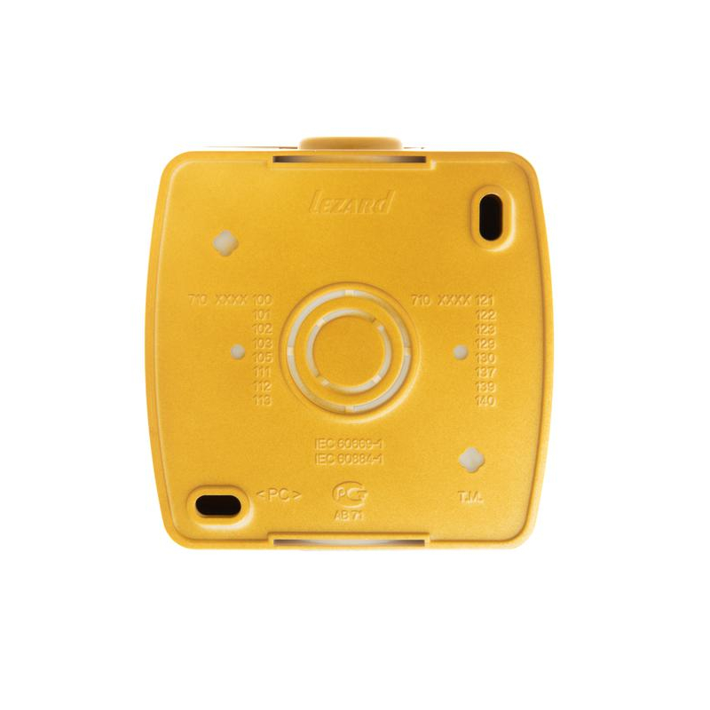 Выключатель 2-кл. ОП Ната 10А IP20 с подсветкой ольха LEZARD 710-0700-112