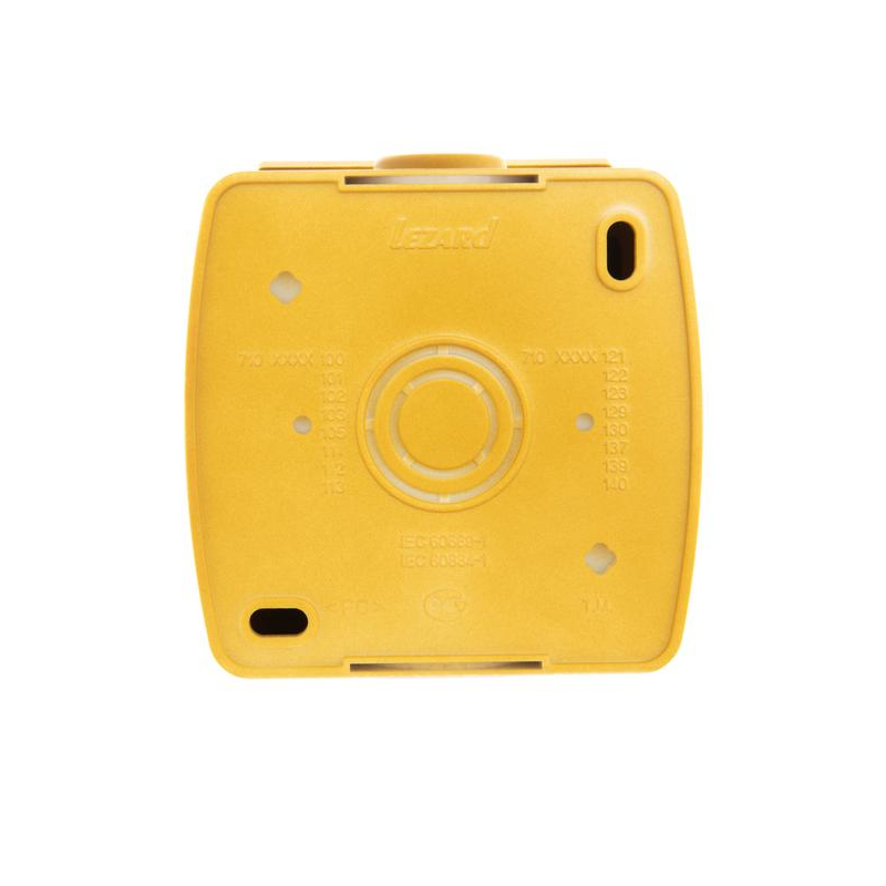 Розетка 1-м ОП Ната 16А IP20 с заземл. с крышкой керамика ольха LEZARD 710-0700-123