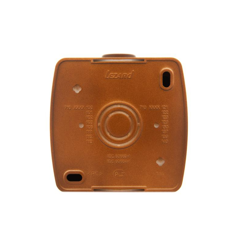 Выключатель 1-кл. ОП Ната 10А IP20 с подсветкой сосна LEZARD 710-0800-111