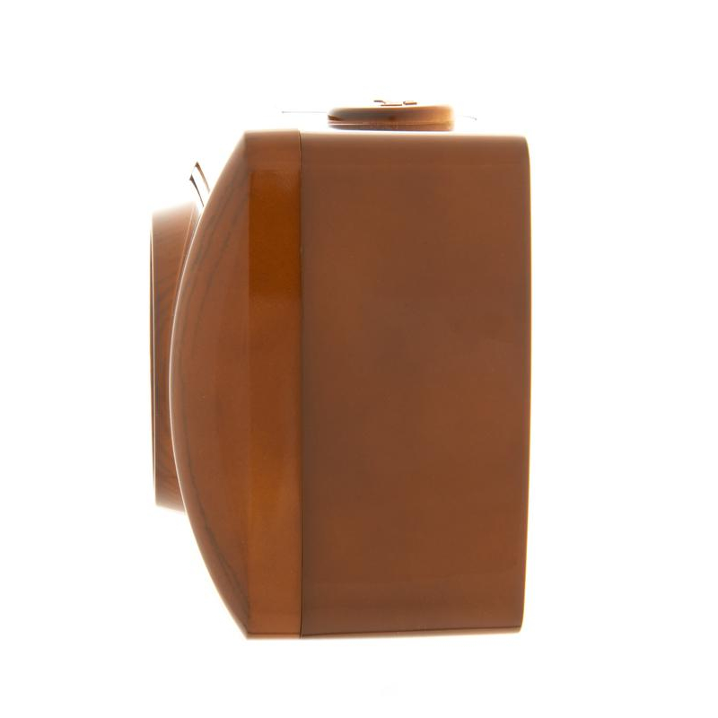 Розетка 1-м ОП Ната 16А IP20 с заземл. керамика сосна LEZARD 710-0800-122