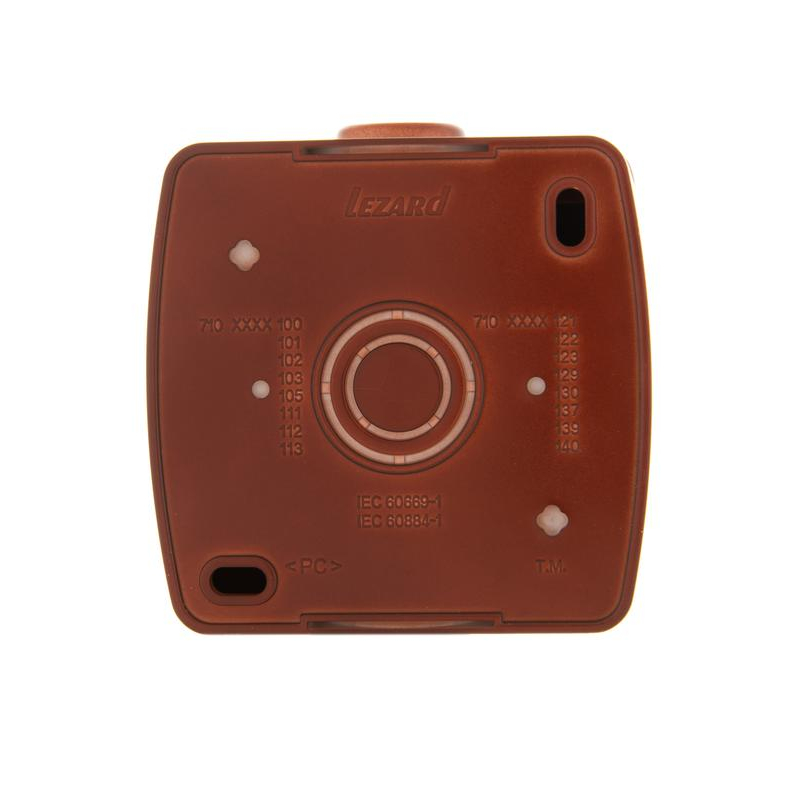 Выключатель 1-кл. ОП Ната 10А IP20 вишня LEZARD 710-0600-100