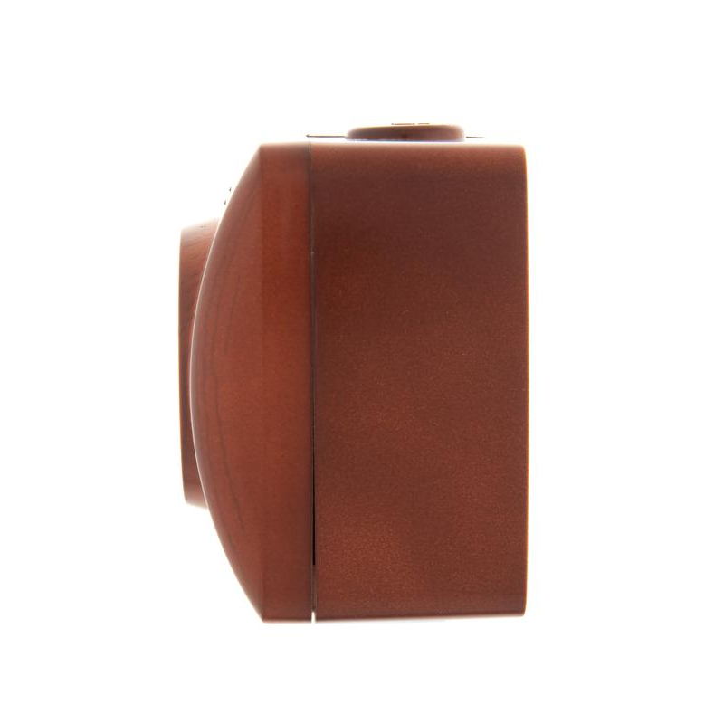 Розетка 1-м ОП Ната 16А IP20 с заземл. керамика вишня LEZARD 710-0600-122