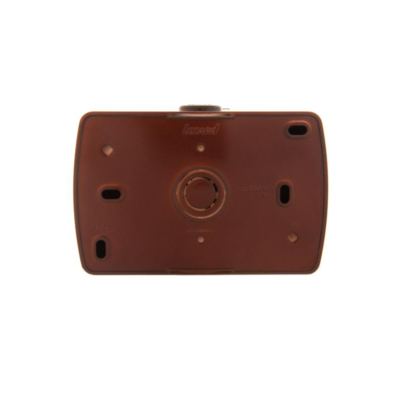 Розетка 2-м ОП Ната 16А IP20 без заземл. керамика вишня LEZARD 710-0600-128