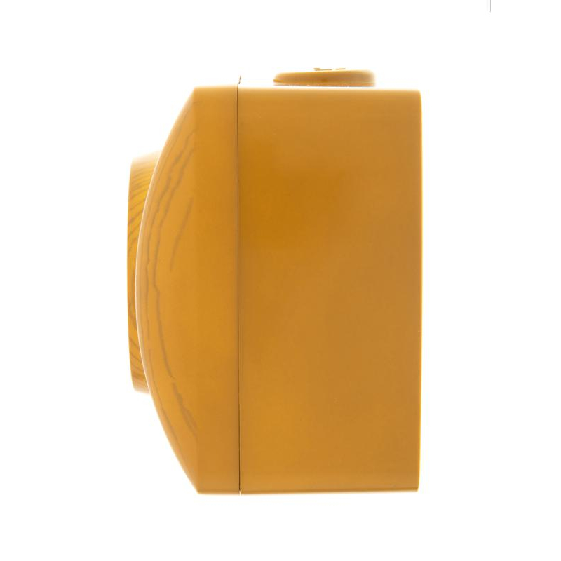 Розетка 1-м ОП Ната 16А IP20 с заземл. керамика ольха LEZARD 710-0700-122