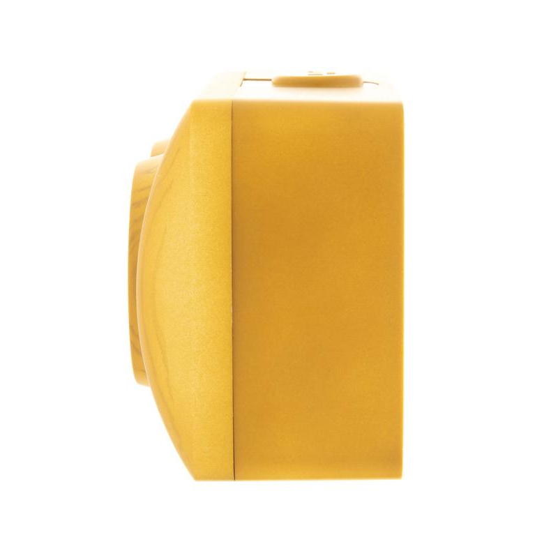 Розетка 2-м ОП Ната 16А IP20 с заземл. керамика ольха LEZARD 710-0700-127