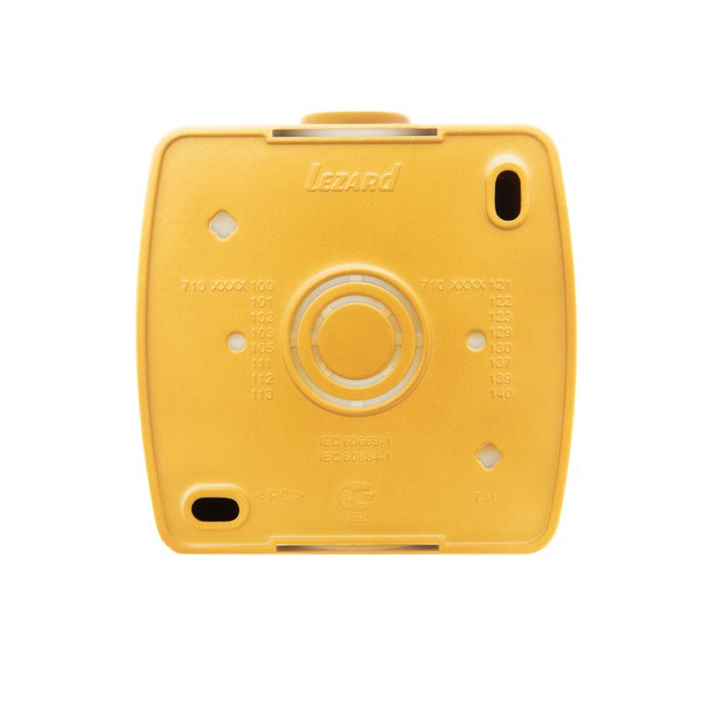 Розетка 1-м ОП Ната 16А IP20 без заземл. керамика ольха LEZARD 710-0700-121