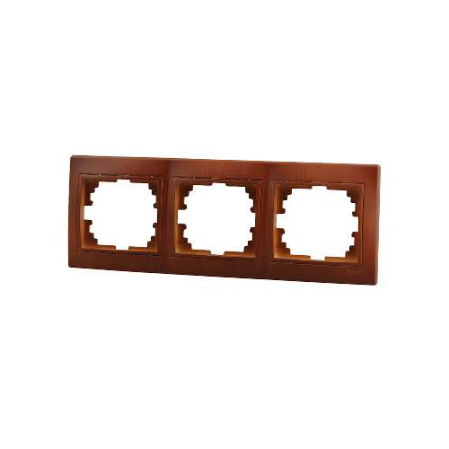 Рамка 3-м Мира горизонт. сосна LEZARD 701-0801-148