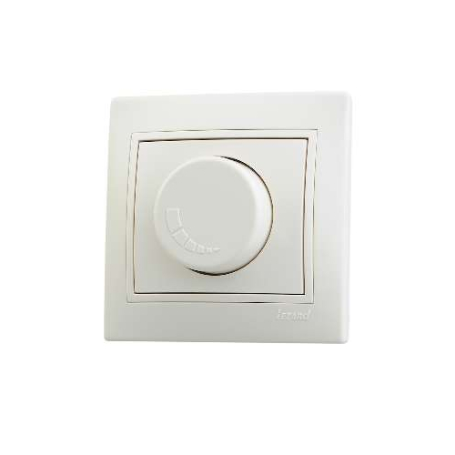 Светорегулятор СП 500Вт Мира с фильтром и предохранителем крем/крем. LEZARD 701-0303-117