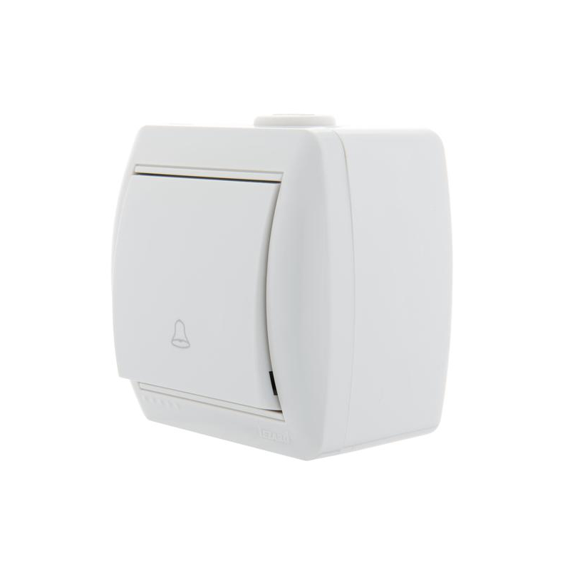 Кнопка звонка ОП Ната бел. LEZARD 710-0200-103