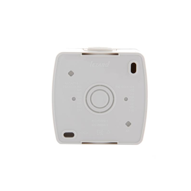 Розетка телефонная 1-м ОП Ната RJ11 бел. LEZARD 710-0200-137