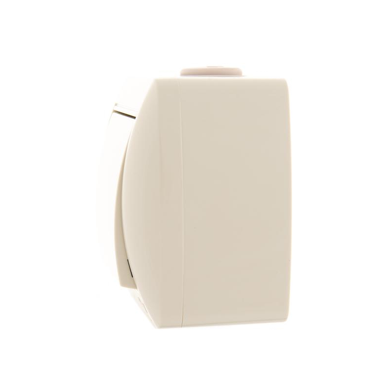 Выключатель 1-кл. ОП Ната 10А IP20 крем. LEZARD 710-0300-100