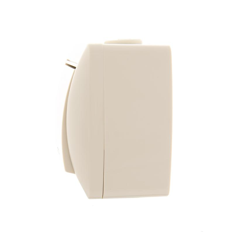 Выключатель 1-кл. ОП Ната 10А IP20 с подсветкой крем. LEZARD 710-0300-111