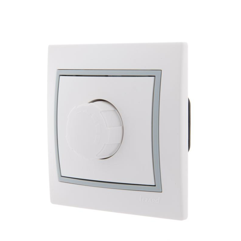 Светорегулятор СП 800Вт Мира бел/сер. LEZARD 701-0215-115