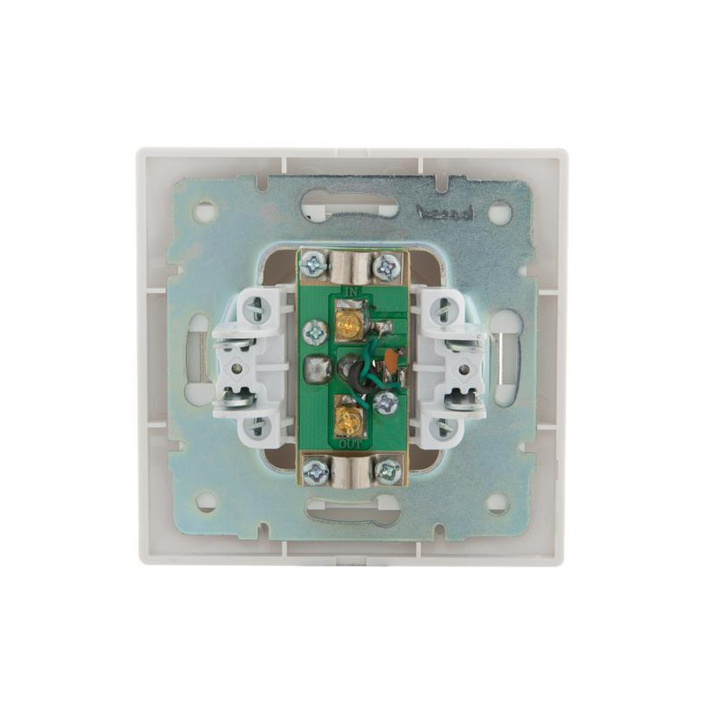 Розетка TV СП Мира проходная бел./бел. LEZARD 701-0202-129