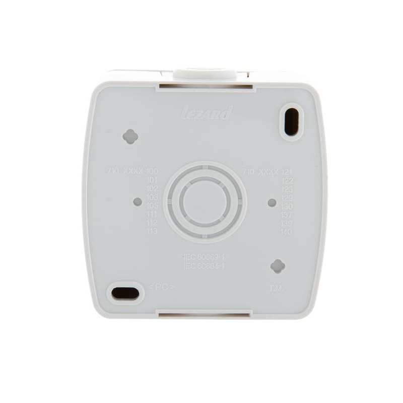 Выключатель 1-кл. ОП Ната 10А IP20 бел. LEZARD 710-0200-100