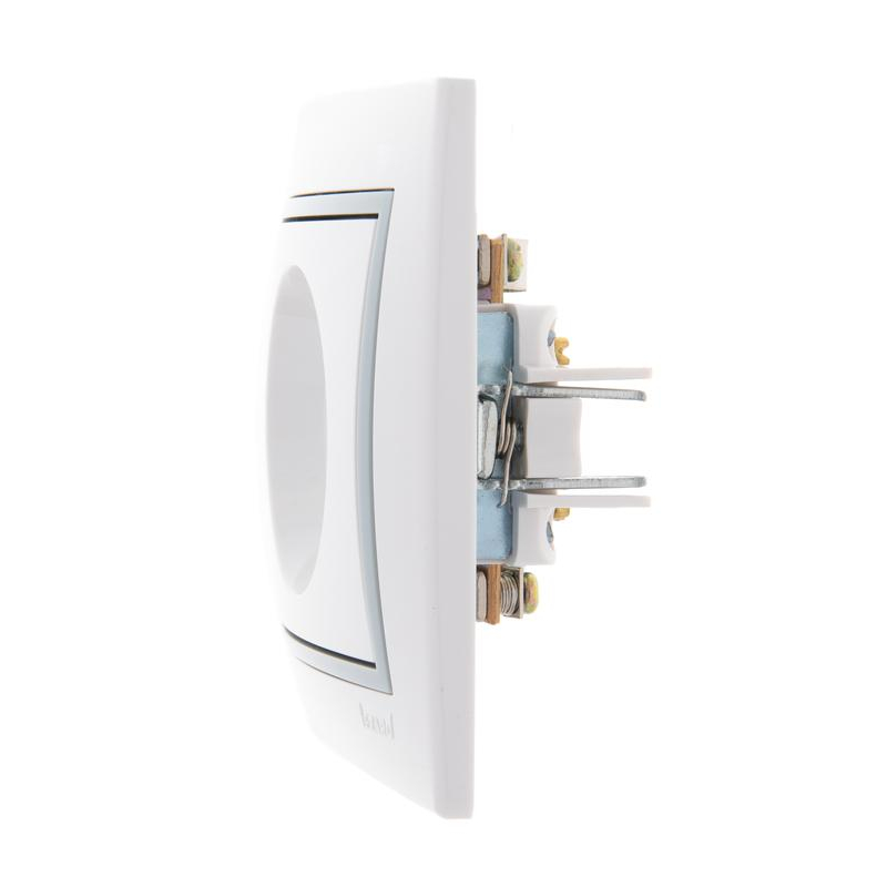 Розетка TV СП Мира проходная бел./сер. LEZARD 701-0215-129