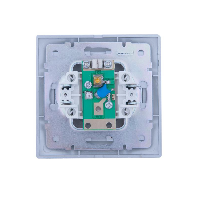 Розетка TV СП Мира оконечная метал. сер. LEZARD 701-1010-130