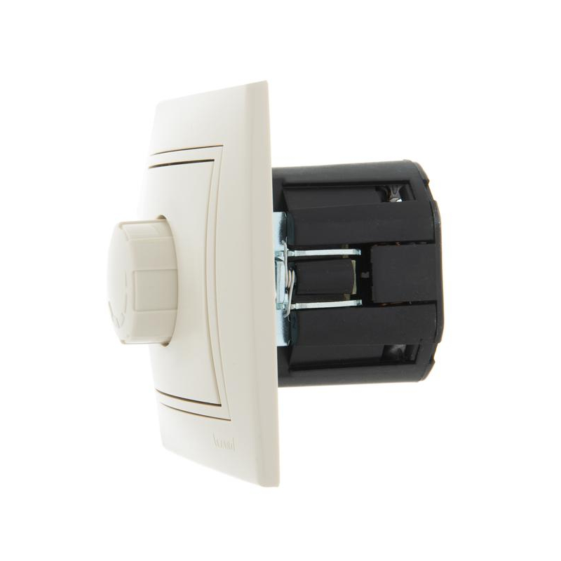 Светорегулятор СП 500Вт Мира с фильтром крем./крем. LEZARD 701-0303-116