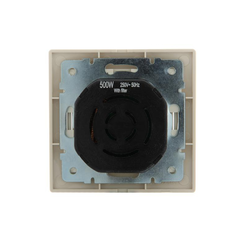 Светорегулятор СП 500Вт Мира с фильтром крем./крем. LEZARD 701-0303-116