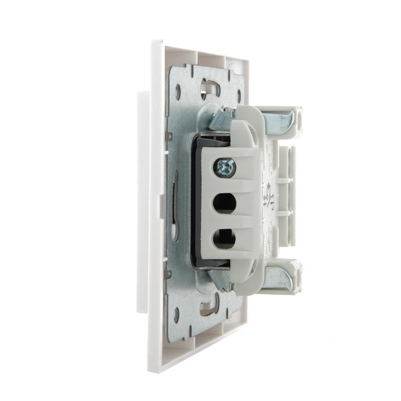 Выключатель 1-кл. СП Дери 10А с подсветкой бел. LEZARD 702-0202-111