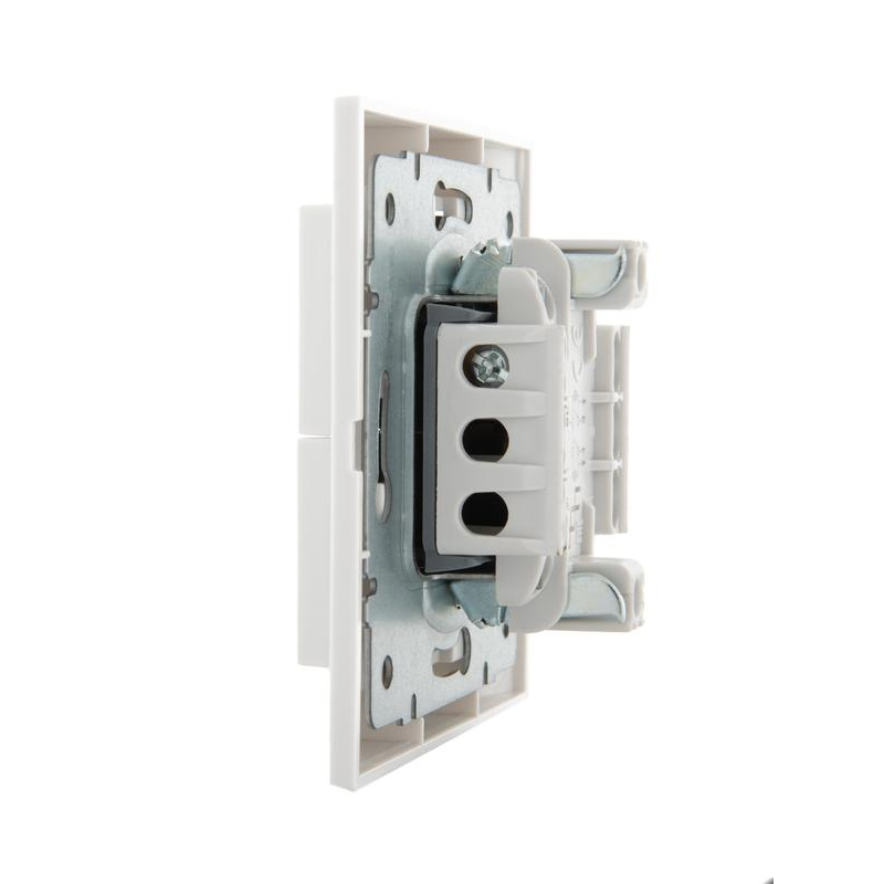 Выключатель 2-кл. СП Дери 10А с подсветкой бел. LEZARD 702-0202-112