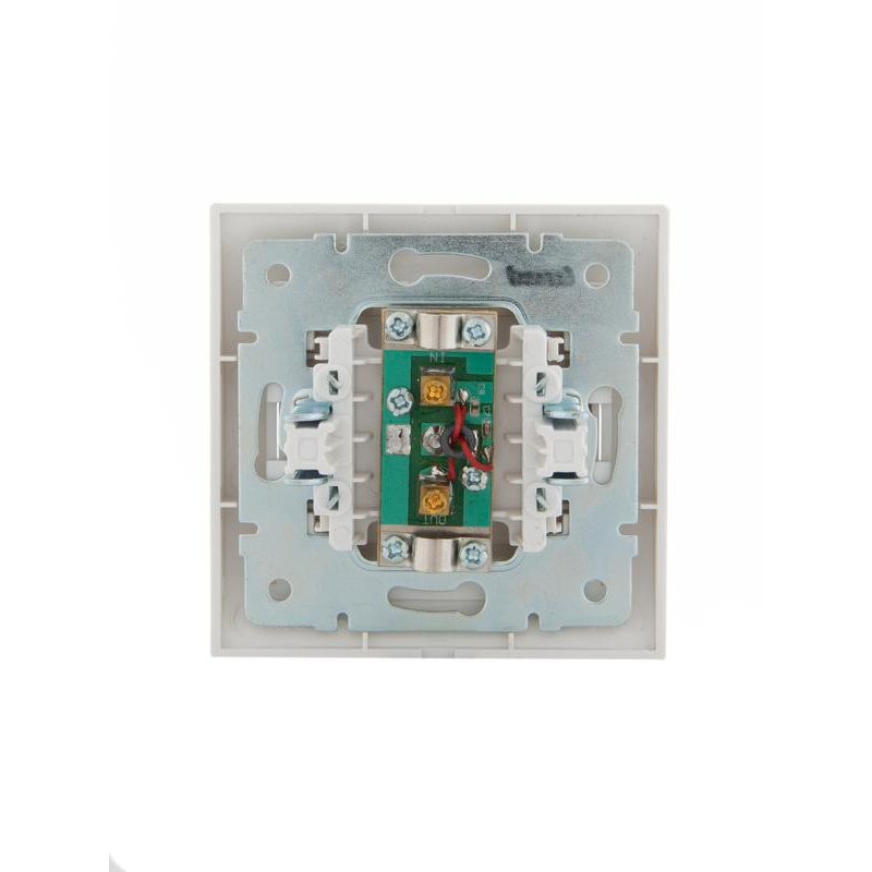 Розетка проходная TV СП Дери 16А IP20 бел./бел. LEZARD 702-0202-129