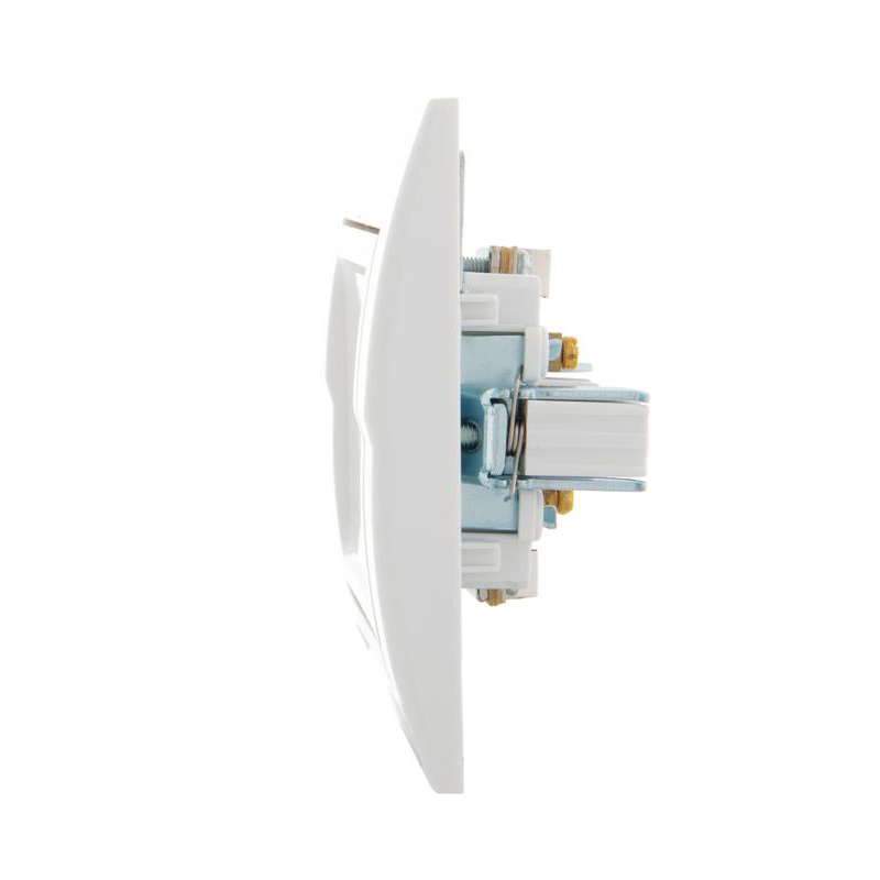 Розетка проходная TV СП Дери 16А IP20 бел./бел. LEZARD 702-0202-129