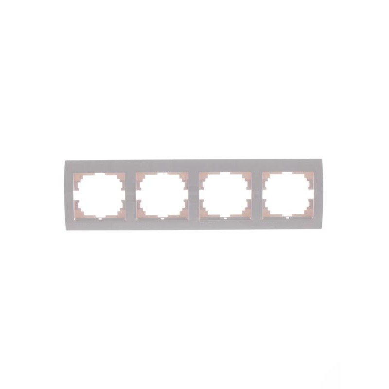 Рамка 4-м Дери горизонт. бел. LEZARD 702-0200-149